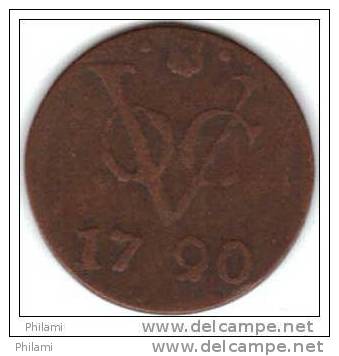 COINS PAYS BAS, INDIA UTRECHT KM 111.1  1DUIT 1790. (DP31) - Indes Néerlandaises