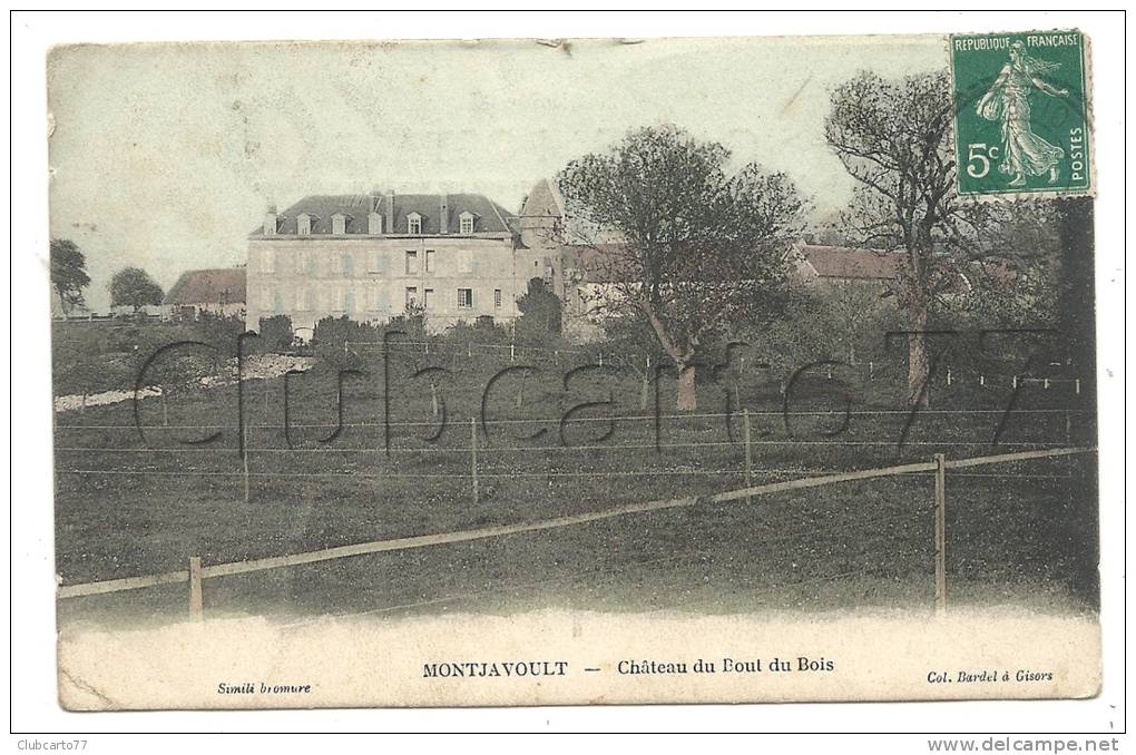 Montjavoult (60) : Le Château Du Bout Du Bois En 1910. - Montjavoult