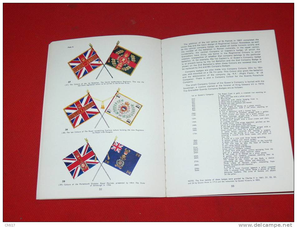 BRITISH INFANTRY COLOURS BY LEMONOFIELDES GUIDE TO REGIMENTAL BATTALION COMPANY DRAPEAUX D INFANTERIE DEPUIS 1660 - Banderas