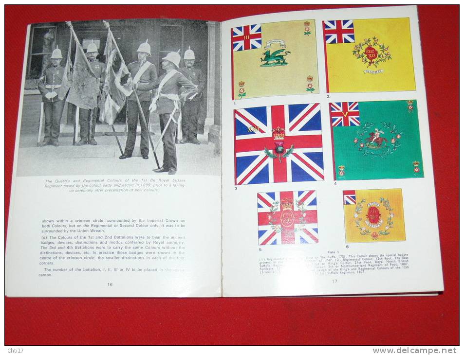 BRITISH INFANTRY COLOURS BY LEMONOFIELDES GUIDE TO REGIMENTAL BATTALION COMPANY DRAPEAUX D INFANTERIE DEPUIS 1660