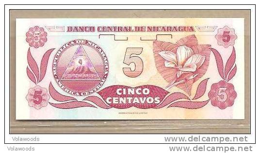 Nicaragua - Banconota Non Circolata FdS UNC Da 5 Centesimi P-168a.2 - 1991 #19 - Nicaragua