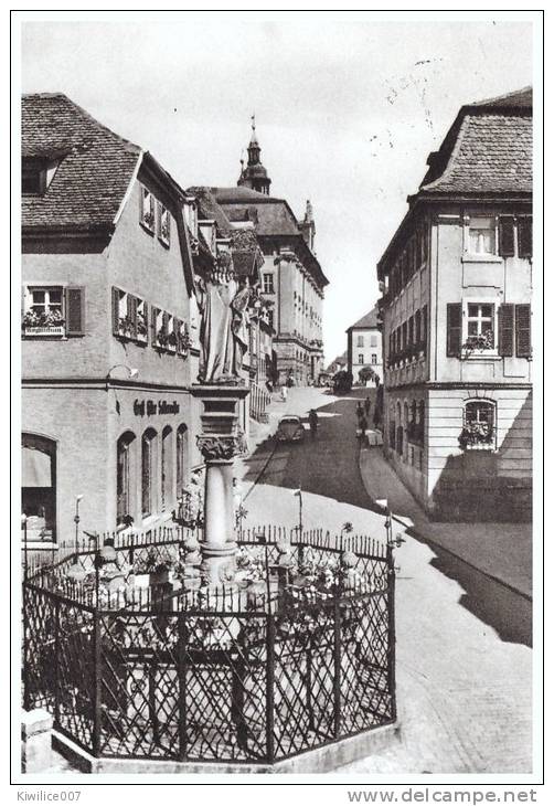 AK Bad Windsheim, Schöner Brunnen Im Rathaus - Bad Windsheim