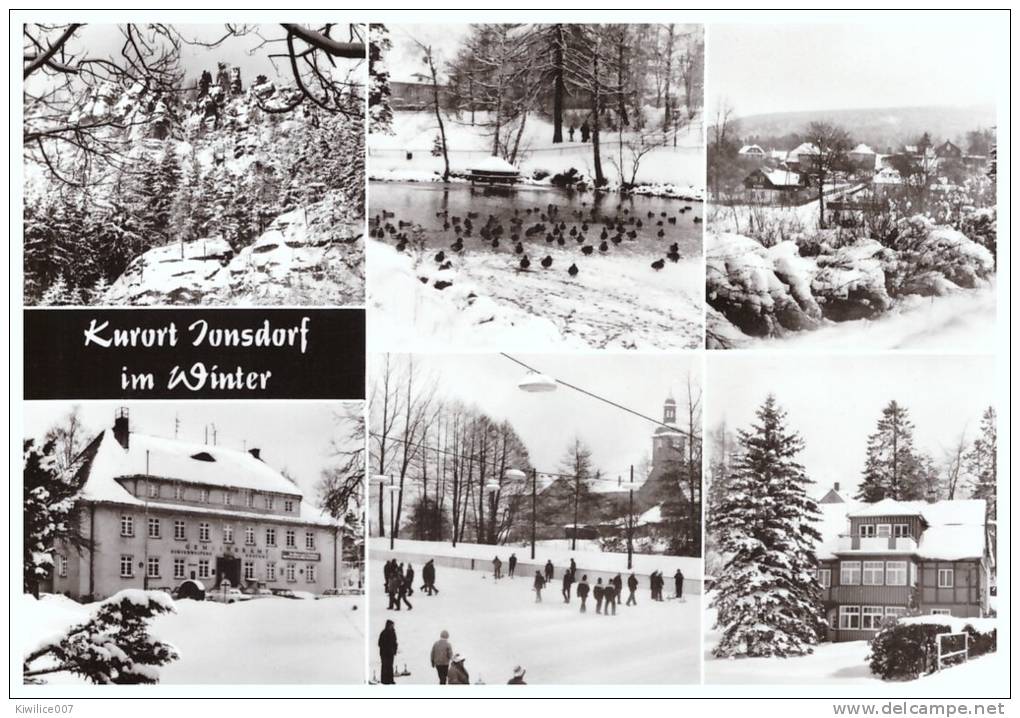 AK Kurort Jonsdorf,  Im Winter - Jonsdorf