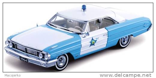 Sun Star 1446, Ford Galaxie 500 Police Car, 1963, 1:18 - Sun Star