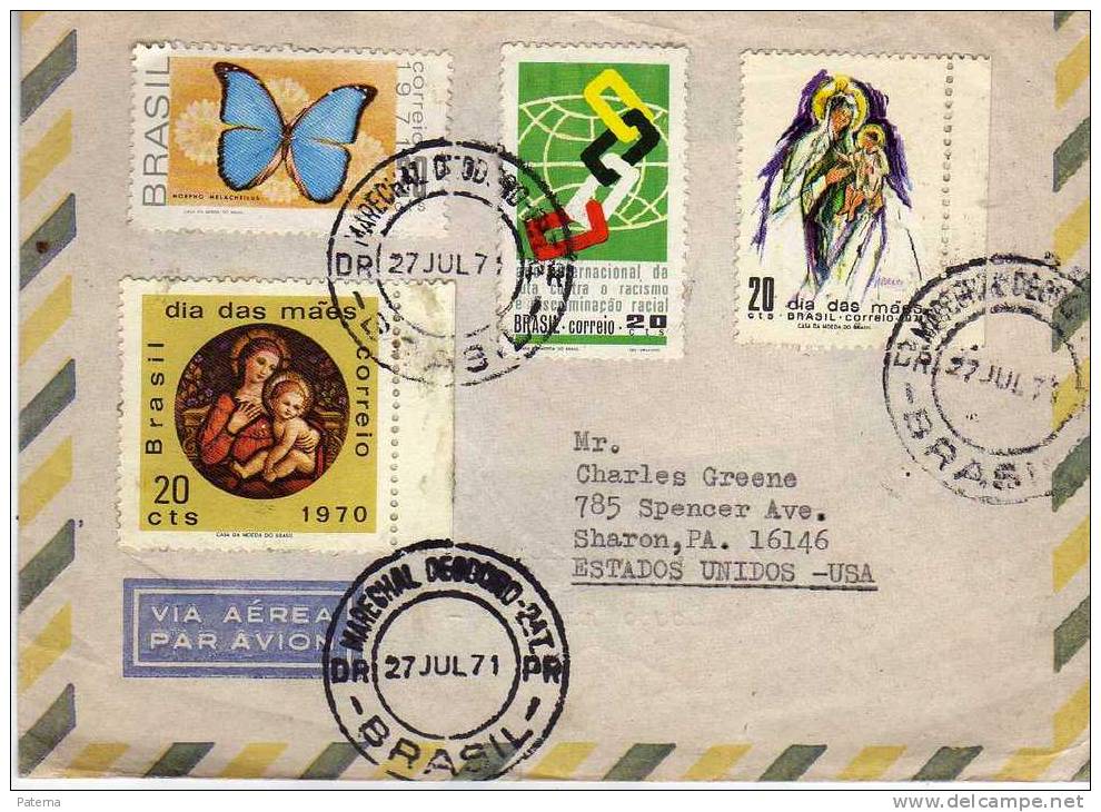 3484   Carta Aérea, Brasil 1971 - Lettres & Documents