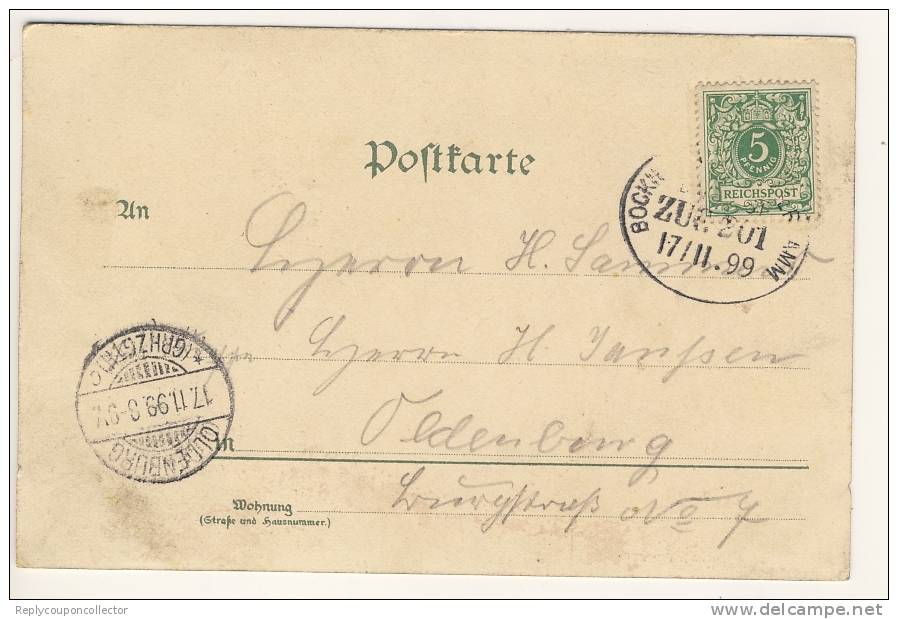 ZETEL - 1899 , Gruss Vom Zeteler Jahr-Markt - Autres & Non Classés