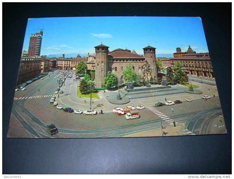 Torino. Piazza Castello E Palazzo Madama.  Viaggiata  1970.   1761 - Palazzo Madama