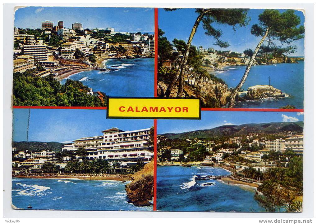 Espagne--CALAMAYOR--1970---Vues Diverses (plages)  10 X 15 N° 45 éd  Tomas De Pedro - Otros & Sin Clasificación