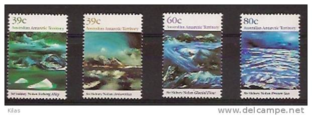 AUSTRALIAN ANTARCTIC TERRITORY   Landscape Paintings - Unused Stamps