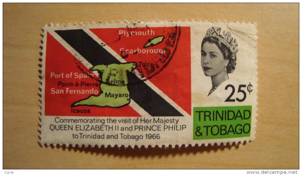Trinidad And Tobago  1966  Scott #121  Used - Trindad & Tobago (1962-...)