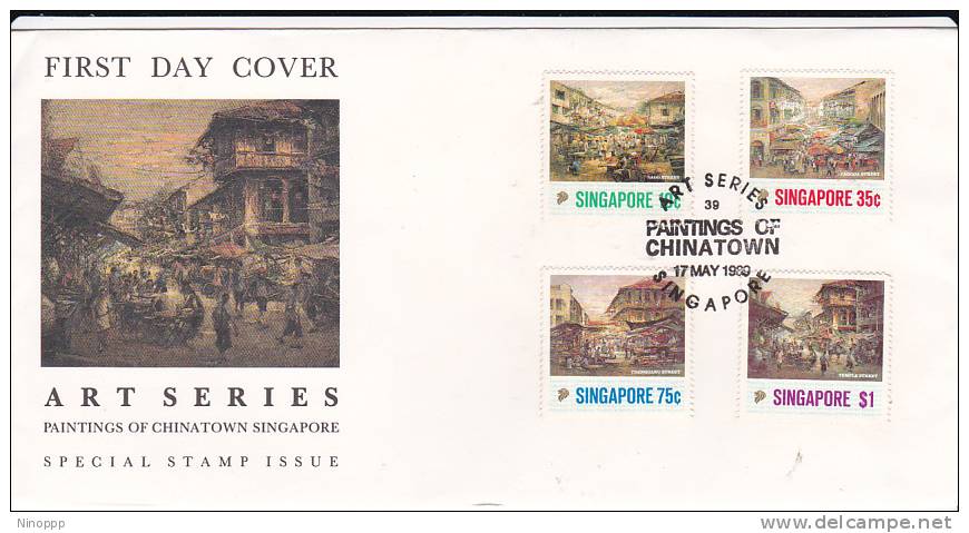 Singapore 1989 Paintings FDC - Singapore (1959-...)