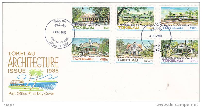 Tokelau 1985  Architecture FDC - Tokelau