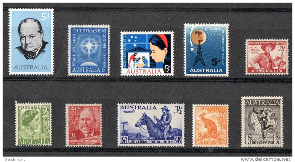 Australia Selection Late 1940s To Early 1960s MNH - Mint Stamps