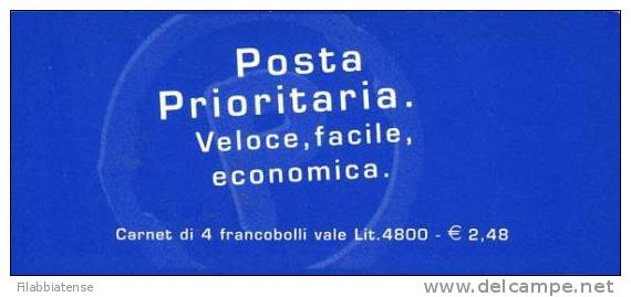 1999 - Italia Libretto 19 Posta Prioritaria    ---- - Markenheftchen