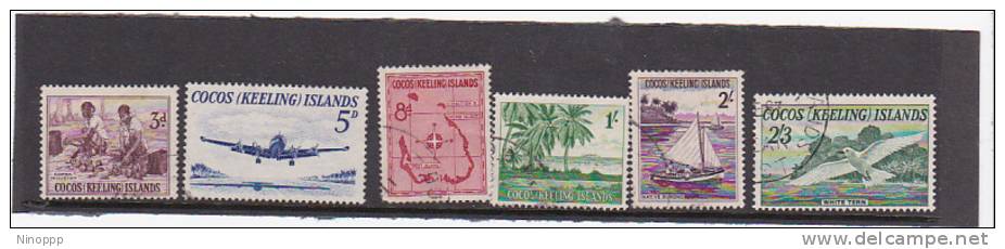 Cocos Islands 1963 Scenes Used Set - Cocos (Keeling) Islands