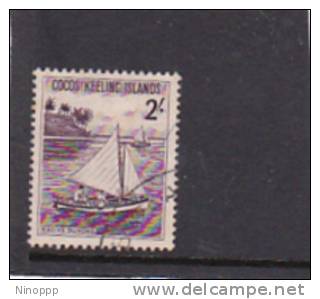 Cocos Islands  1963 Dukong  2 Shillings Used - Cocos (Keeling) Islands