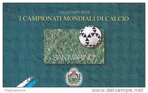 1998 - San Marino Libretto 5 Mondiali Di Calcio  ++++++++ - Libretti