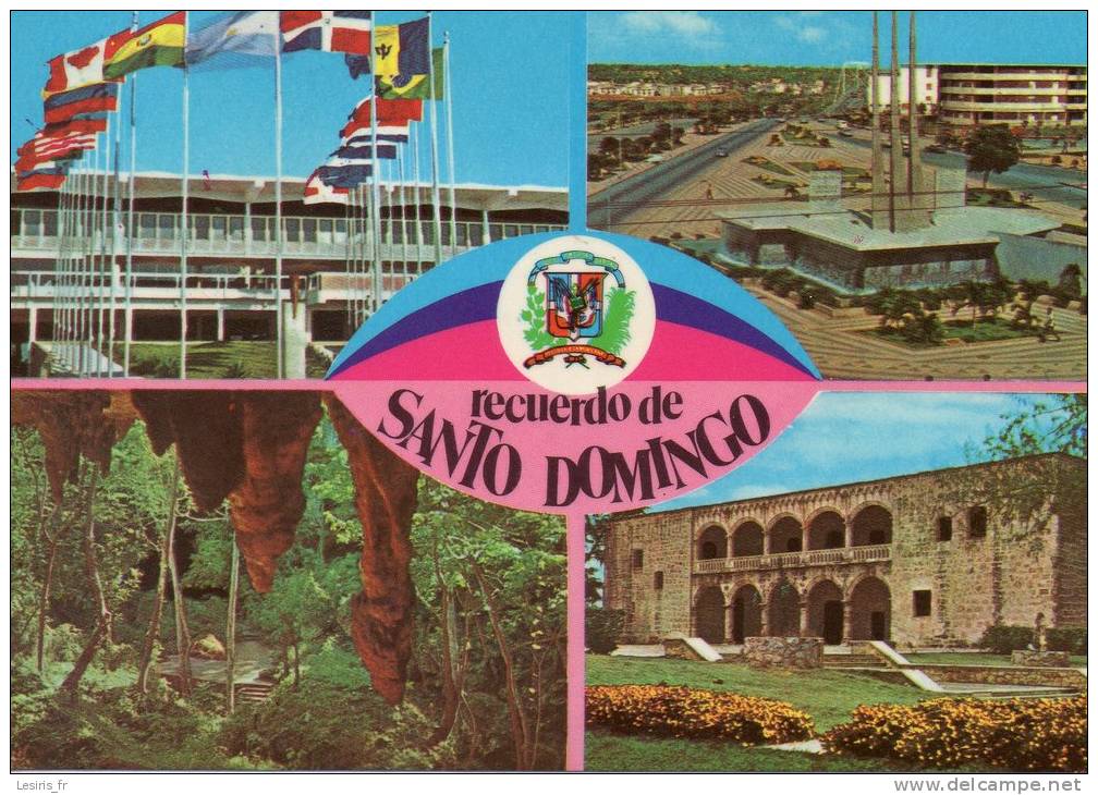 CP - RECUERDO DE SANTO DOMINGO - SANTO DOMINGO REMEMBRANCE - 197 - MULTIVUES - Dominikanische Rep.