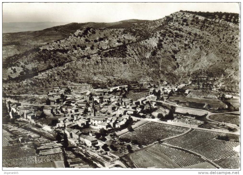 CPSM SAINT SAUVEUR DE CRUZIERES (Ardèche) - Vue Générale Aérienne - Autres & Non Classés