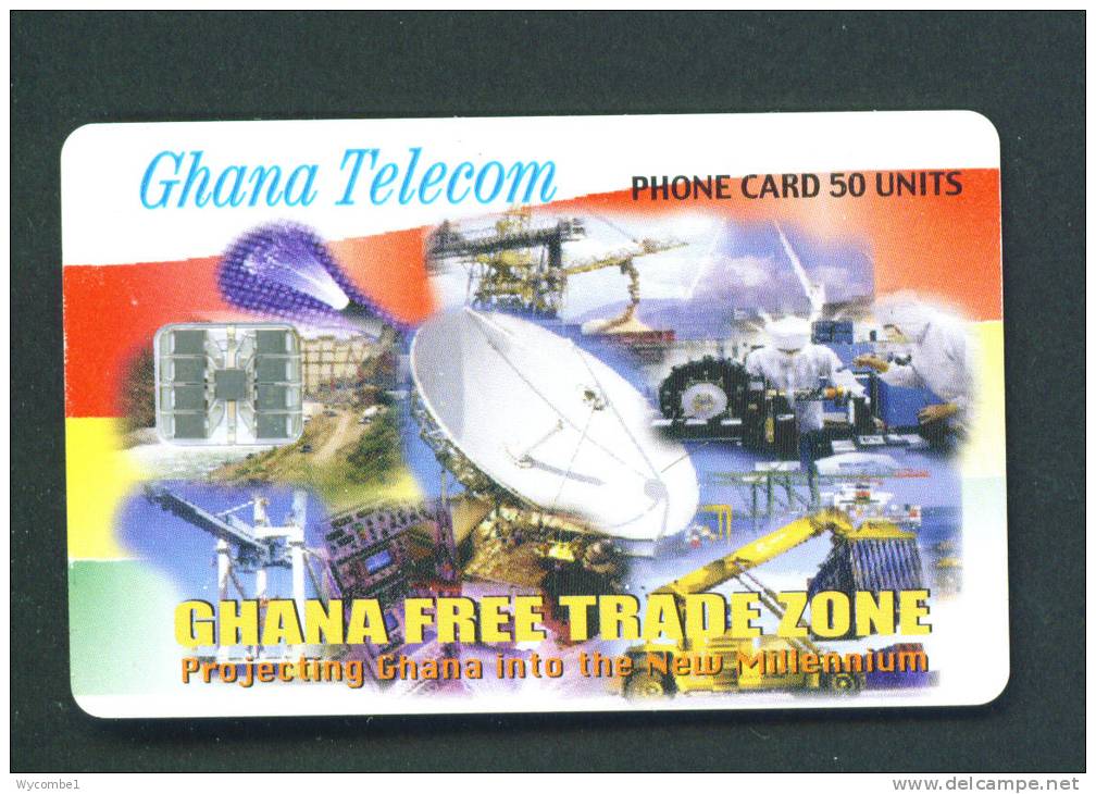 GHANA  -  Chip Phonecard As Scan - Ghana