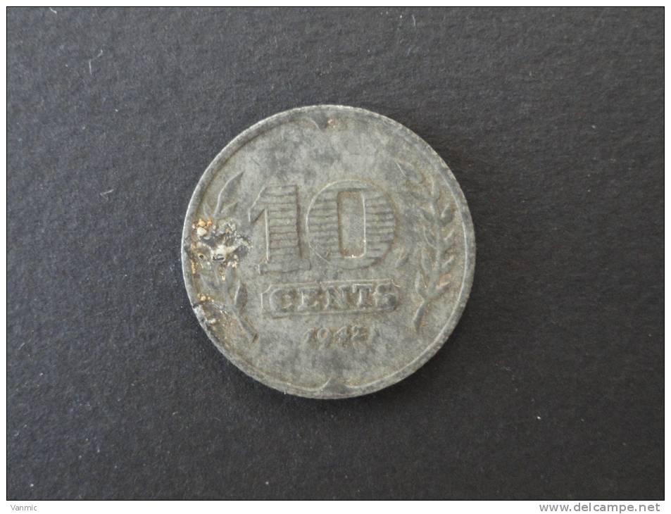 1942 - 10 Cents - Pays Bas - 10 Cent