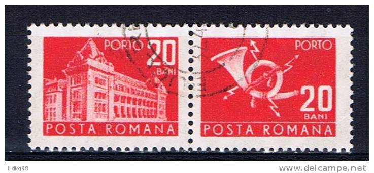 RO+ Rumänien 1957 Mi 104 Portomarken - Postage Due