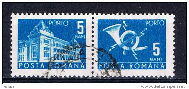 RO+ Rumänien 1967 Mi 108 Portomarken - Postage Due