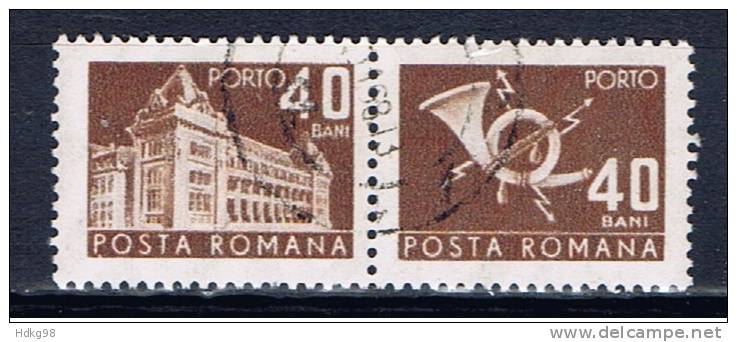 RO+ Rumänien 1967 Mi 111 Portomarken - Strafport