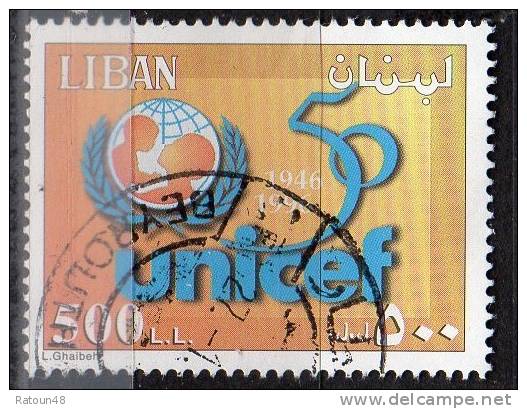 N° 330    - Oblitérés   -   UNICEF - Liban - UNICEF