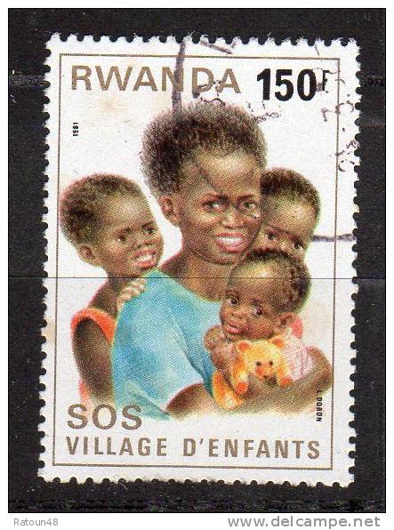 N° 991 Rwanda  - Oblitérés   -  UNICEF Sos Village D´enfants - UNICEF