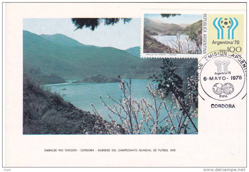 Carte-Maximum ARGENTINE N°Yvert 1112 (CORDOBA) Obl Sp Ill 1er Jour 6.5.78 (Coupe Du Monde) - FDC