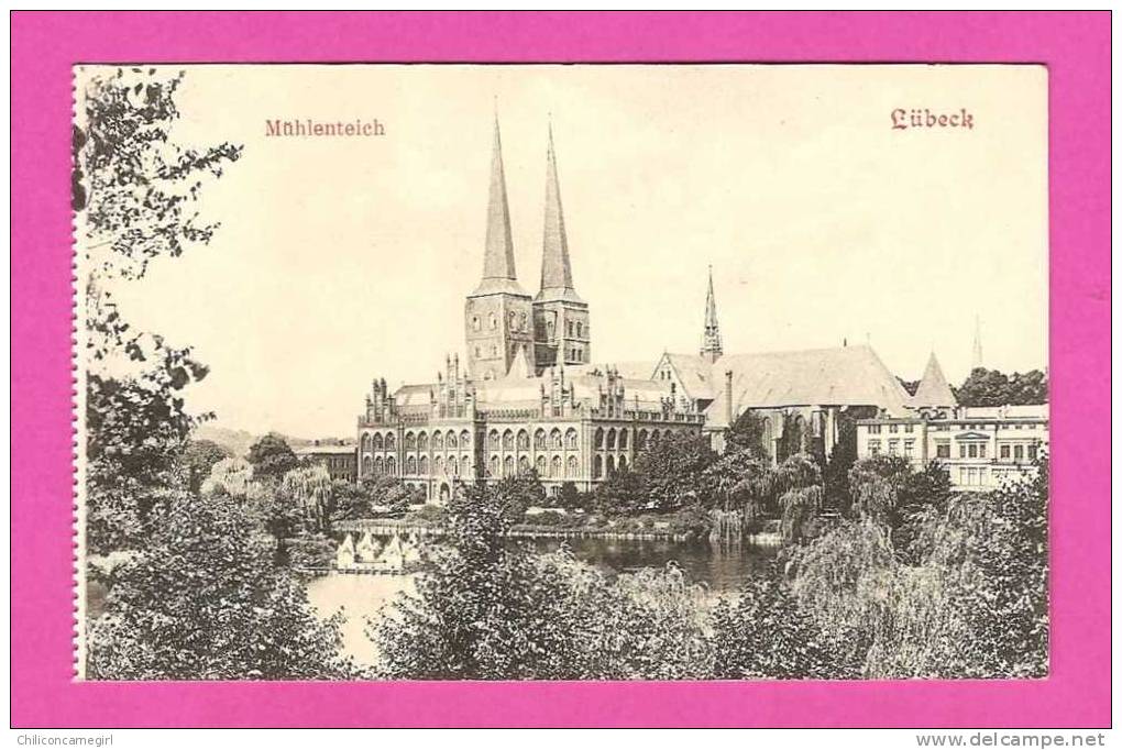 Lübeck - Mühlenteich - VENUS-LICHTDRUCK - Luebeck