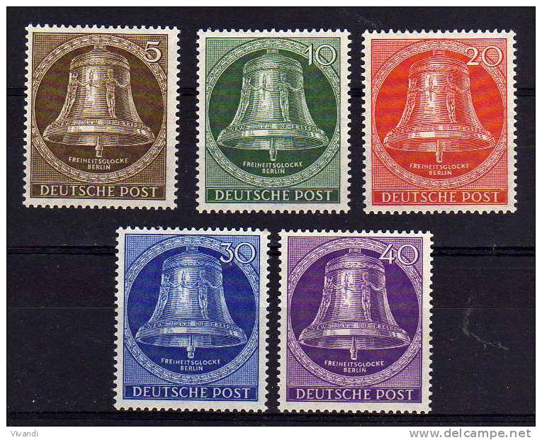 Germany/Berlin - 1953 - Freedom Bell (Clapper Centre) - MH - Unused Stamps