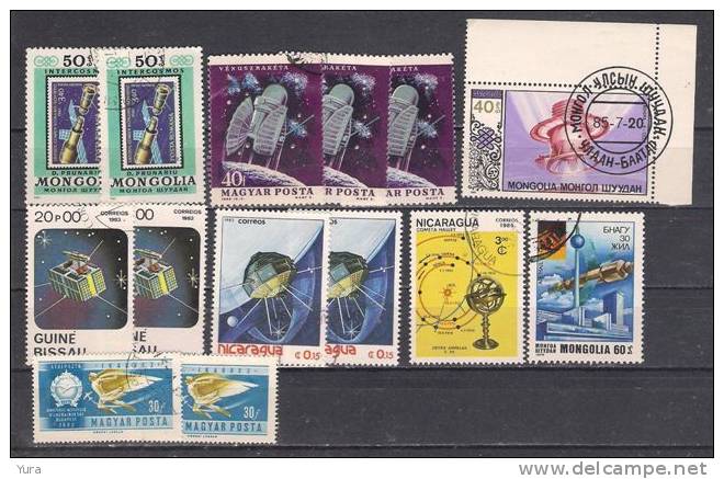 Lot 189  Space 3 Scans  60 Different    MNH, Used - Autres & Non Classés