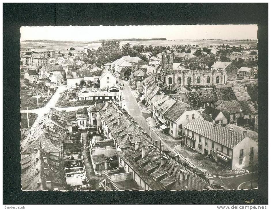 CPSM - En Avion Au-dessus De PUTTELANGE LES FARSCHWILLER (57) - Le Centre Vue Aérienne Noir Et Blanc LAPIE 2 - Puttelange