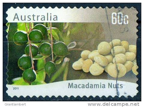 Australia 2011 Farming Native Plants 60c Macadamia Nuts Self-adhesive Used - Gebraucht