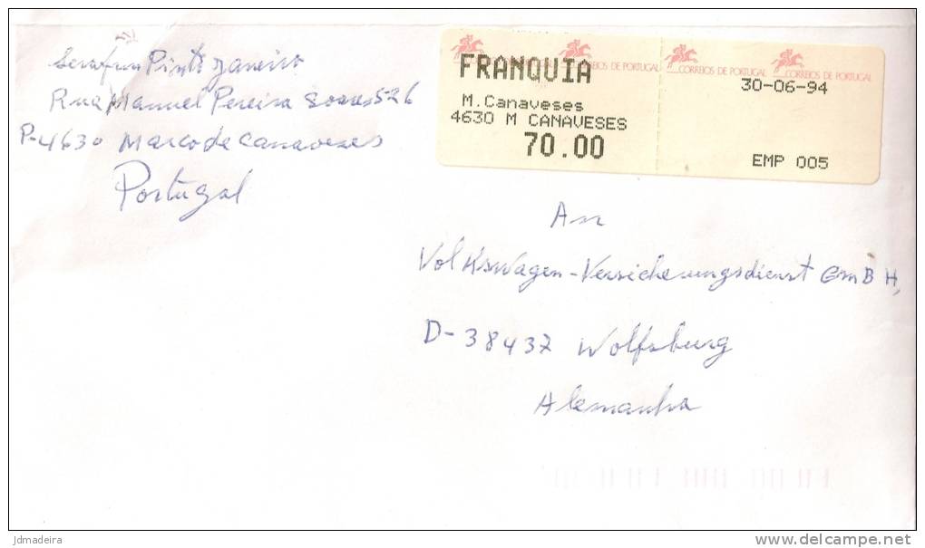 Portugal Used Cover - Briefe U. Dokumente