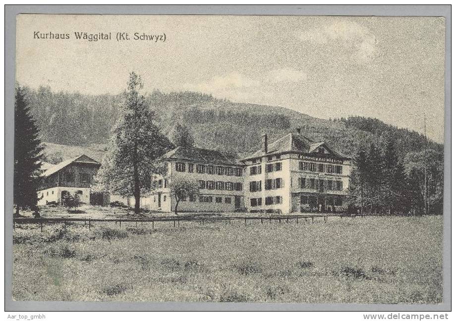 SZ Wäggital Kurhaus (Innerthal) 1914-06-27 Foto A.Lichtensteiger - Autres & Non Classés