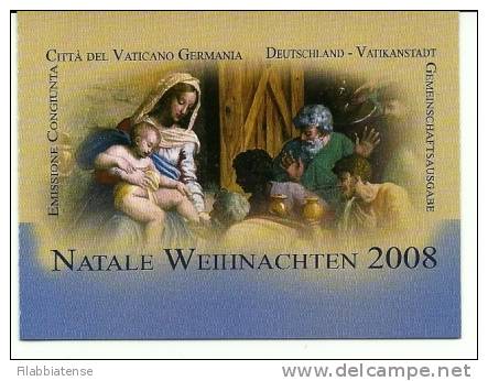 2008 - Vaticano Libretto 16 Natale   ++++++ - Carnets