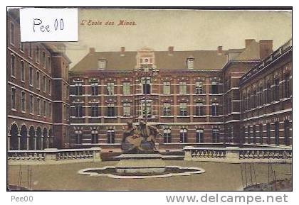 MONS : L'ECOLE DES MINES ( COULEURS) - Mons