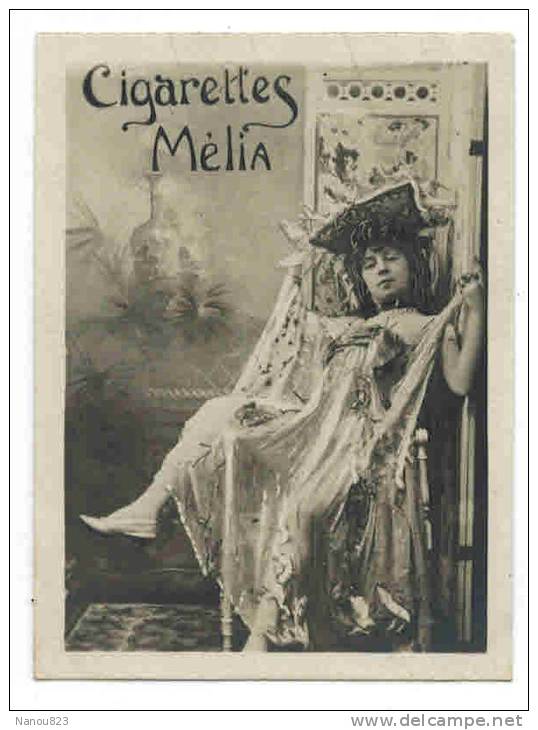 CHROMO CIGARETTES MELIA ALGER PIN UP : "Femme Sur Une Balançoire" - Melia