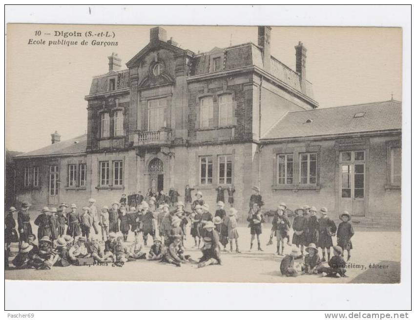 DIGOIN  (71)  ECOLE PUBLIQUE DE GARCONS     /  1229 - Digoin