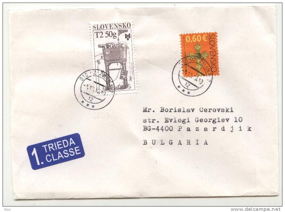 Mailed Cover (letter)  From Slovakia - Lettres & Documents