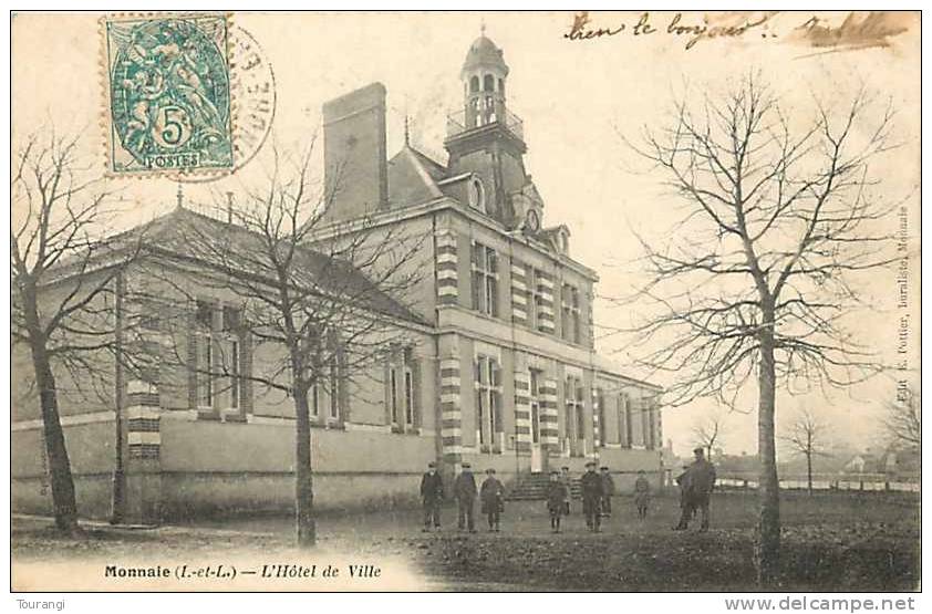 Indre-et-Loire : Nov12 473: Monnaie  -  Hôtel De Ville - Monnaie