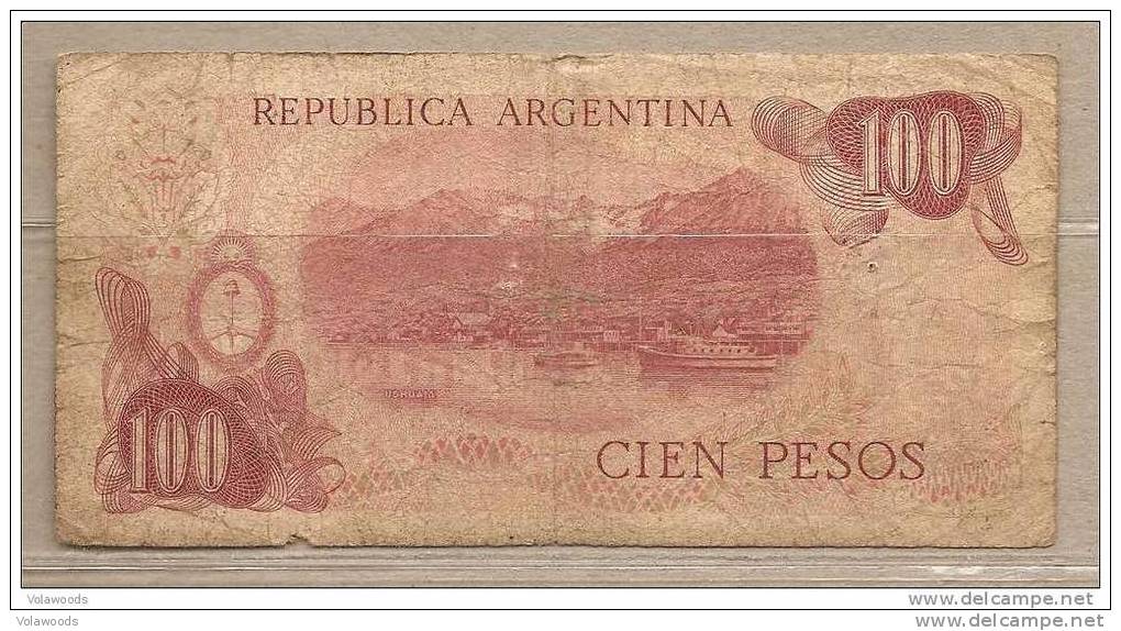 Argentina - Banconota Circolata Da 100 Pesos P-301b.2 - 1977 #19 - Argentinien