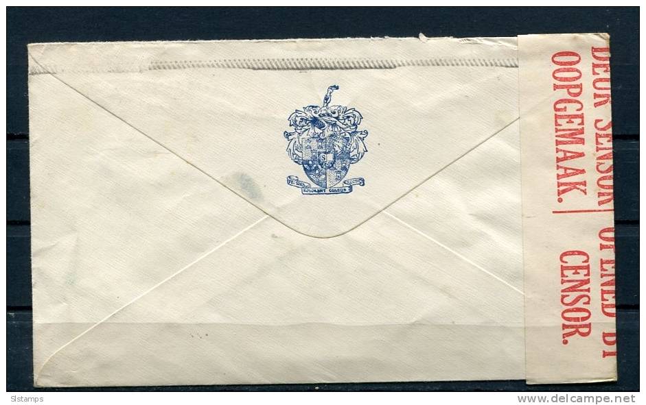 South Africa 1940 Cover To USA Censored Ship - Storia Postale