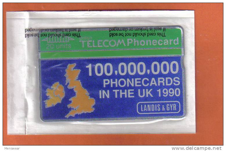 GREAT BRITAIN  -   BRITISH TELECOM  SEALED MINT PHONECARD ( 20 UNITS ) - BT Advertising Issues