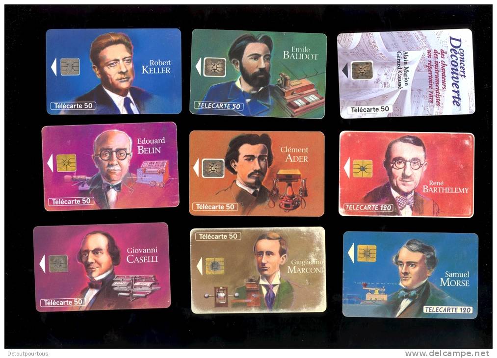 LOT collection de 120 télécartes FRANCE c.1990 publicités & séries France Telecom Loto sncf cinéma Tour cycliste +++