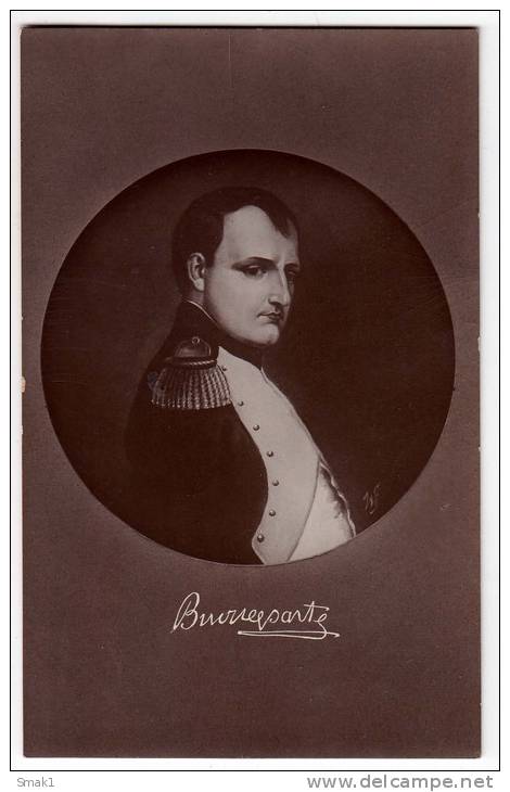 FAMOUS PEOPLE NAPOLEON BONAPARTE 1769-1821 FRENCH MILITARY AND POLITICAL LEADER Nr. 7032 OLD POSTCARD - Politicians & Soldiers