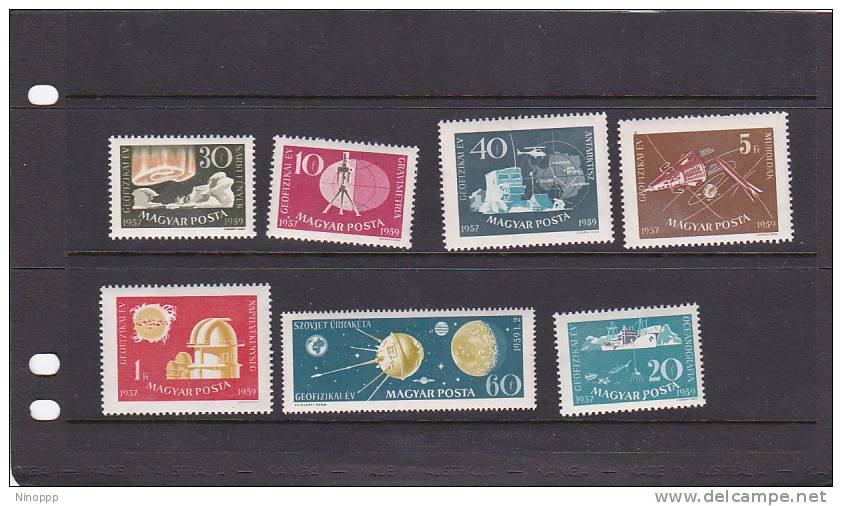 Hungary 1959 Geophisical Year  MNH - Used Stamps